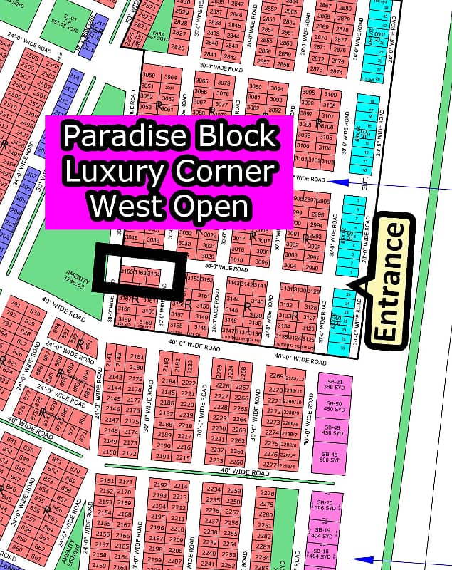 R - (West Open + Corner + Paradise Block) North Town Residency Phase - 01 1