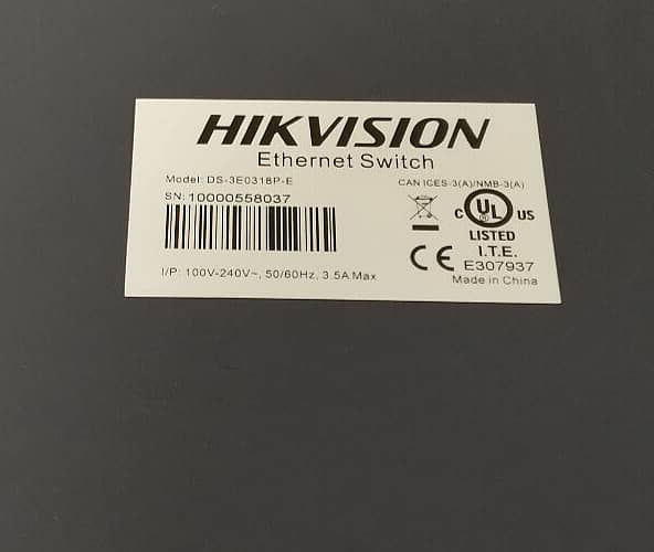 Hikvision DS-3E0318P-E/M(B) 16 Port Fast Ethernet Unmanaged POE Switch 6