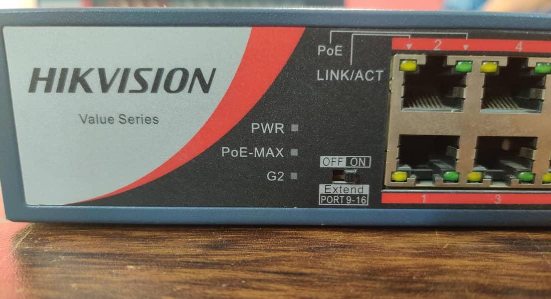 Hikvision DS-3E0318P-E/M(B) 16 Port Fast Ethernet Unmanaged POE Switch 11