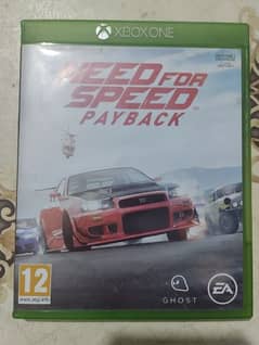 Xbox one 1 game need for speed payback and rival