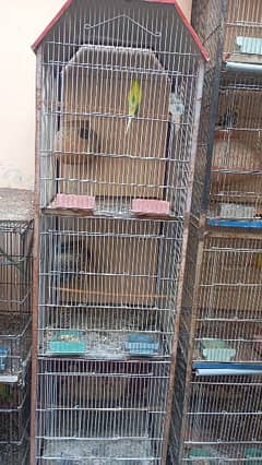 cage for sell  2 cages 3 portion and 2 portion