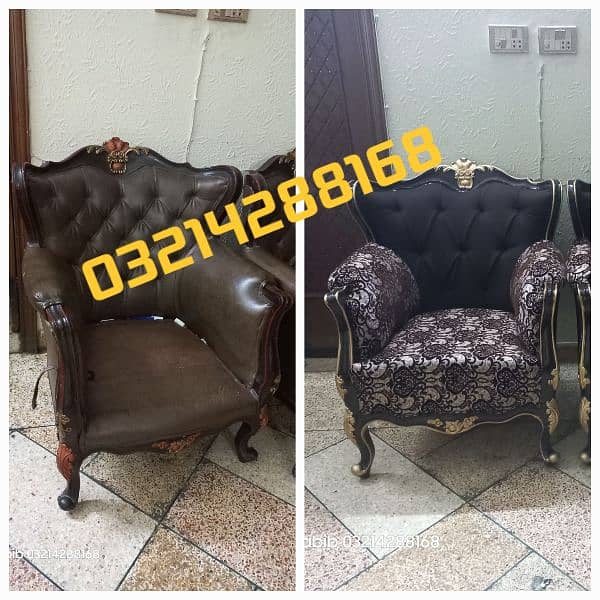 Sofa Poshish / Sofa Repair/ Fabric change / L Shape Sofa / Bed poshish 8