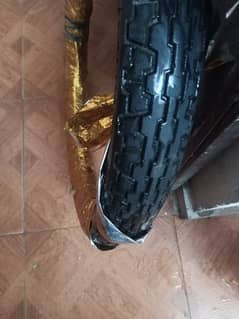 just 2 month use tyre