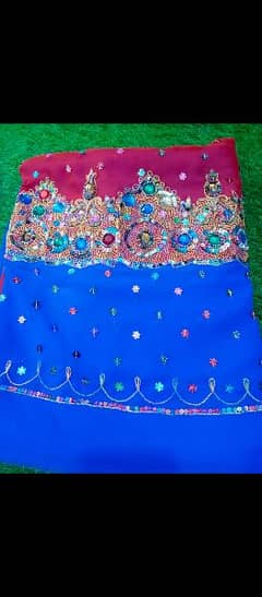 full hand work saree available