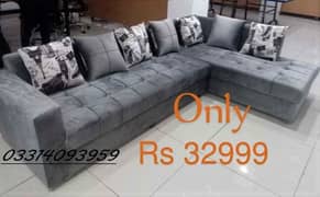 L shape sofa / Master Molty foam / Corner sofa / L shape sofa set