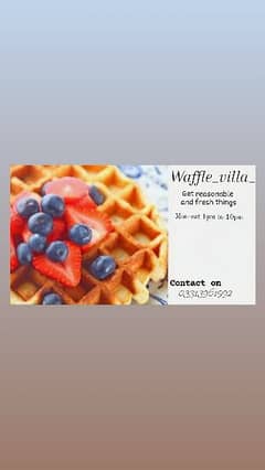 waffles on a discount offer come and get it view our insta page ]