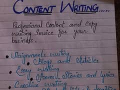 content writing