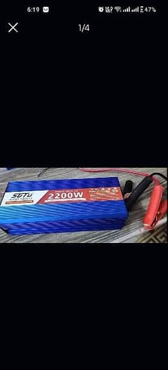 12v DC to 220v AC pure sinewave 2200w car inverter