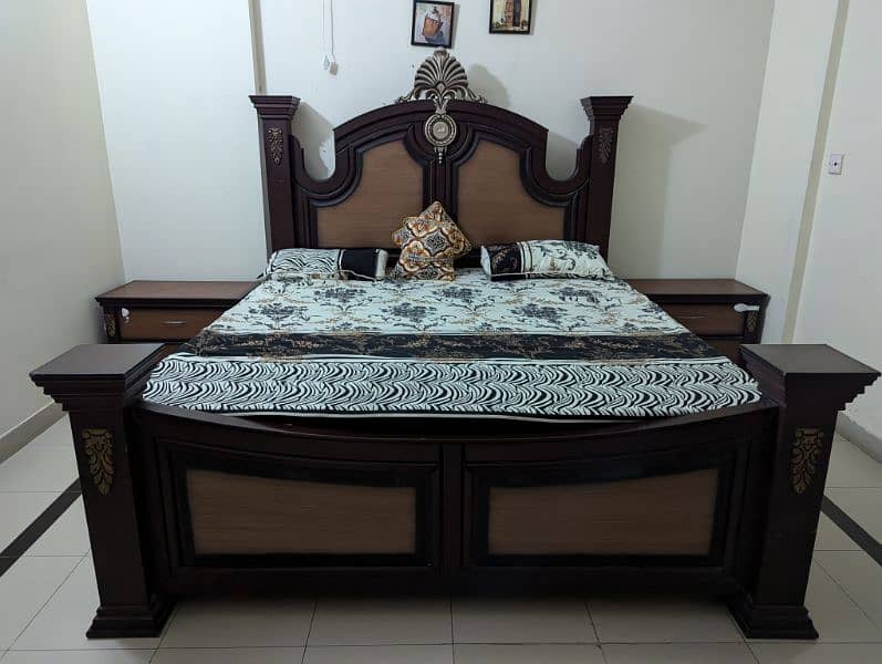 King Size Bed Set For Sale 1