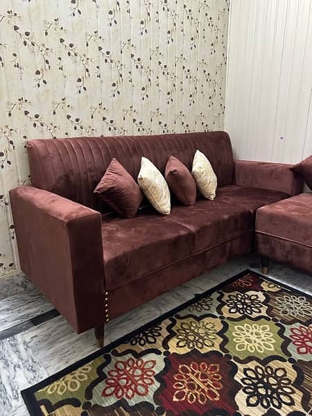 Sofa set Dark Brown 3