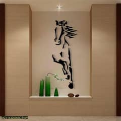 2ft 3D horse wall sticker