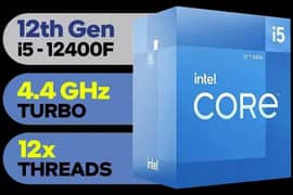 Intel i5 12400F 12th gen LGA1700 processor CPU