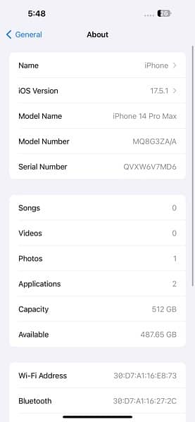 iPhone 14 Pro Max 512gb PTA APPROVED 8