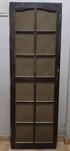 Wood Door with Complete Net For Sale Size 27 width 81 height