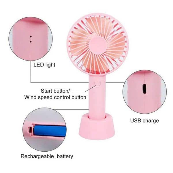 Portable Rechargeable Fan 4