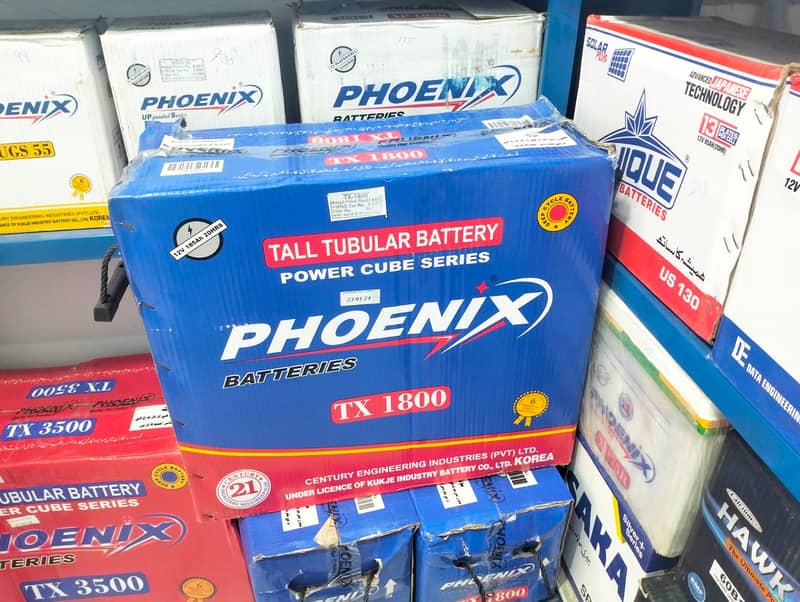 PHOENIX TALL TUB TX1800 185 AH 0