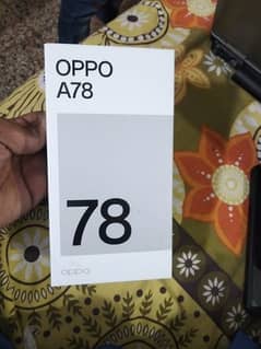 oppo A78 10/10 with 10 months warranty with box and vivo 25V org chrgr