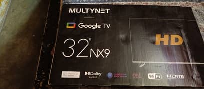 MULTYNET LED FOR SELL BILKUL NEW H ABI 3MA USE KI H 32INCH