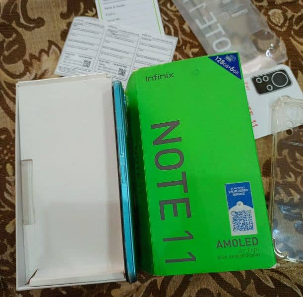 Infinix note 11 6 128 box k 7 saf ha 0 3 14 3400998 4