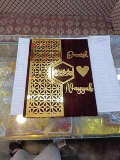 wedding nikkah booklet