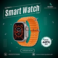 FREE HOME DELIVERY Ultra 9 Smart Watch 7 In 1