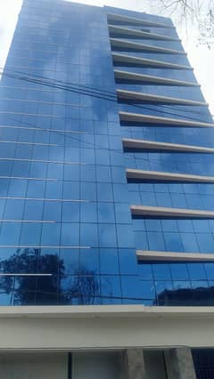 1000sq. ft. in office building 12/12 hours working Main Shaheed-e-Millat near Hill park