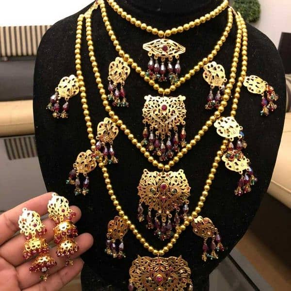 Fancy Jewellery Maala set 4 layers 0