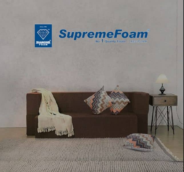 DIAMOND FOAM 3-SEATER SOFA CUM BED 4