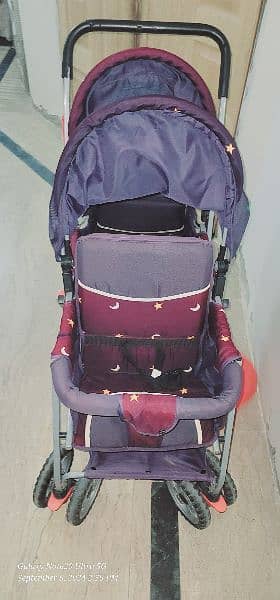 2 in 1 baby pram children double 3