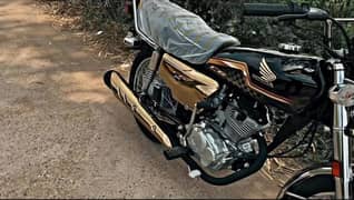 Honda 125 Gold 2024 Like New open letter