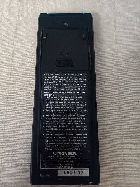 Original Pioneer Remote control for Receiver 2