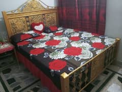 Full Room Furniture - Double Bed-4 Sofa set-2 side table-1 dressing