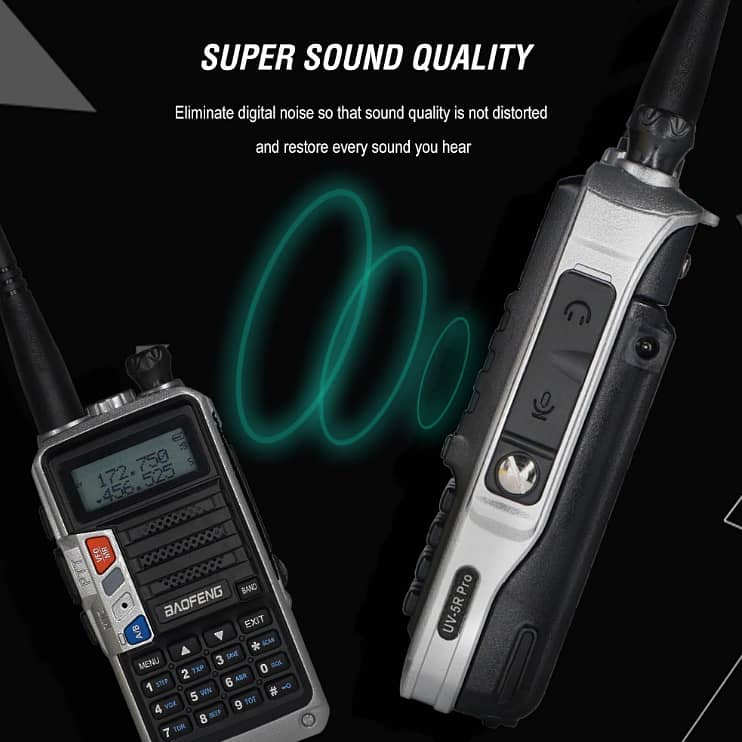 Walkie talkie New UV-T2 original 8-Watt Wireless with 3600 mAh Battery 10