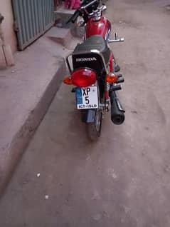 Honda 125 Total Genuine model 2022 Islamabad golden number 5