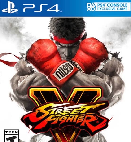 PS4 disc of Street Fighter V 0