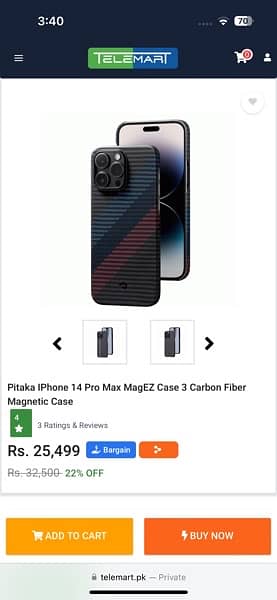 Pitaka Mag EZ 3 case Mint condition iphone 14 pro 2