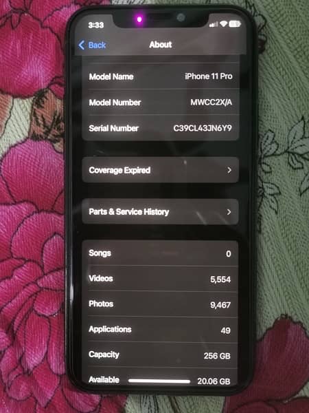 IPhone 11 Pro 256gb non pta Foctry unlock   complete box 5