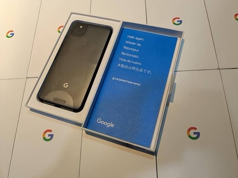 New Google Pixel 5 8/128gb box pack brand new pta approved 0