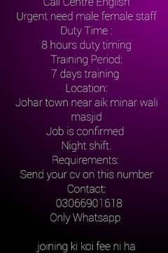 Call Centre online  Part Time Job