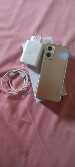 OPPO A96 in very well condition 10/9. With box charger etc