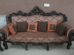 5 Seater Sofa AND Dewan (7 Seats) WOODEN CHINIOTI