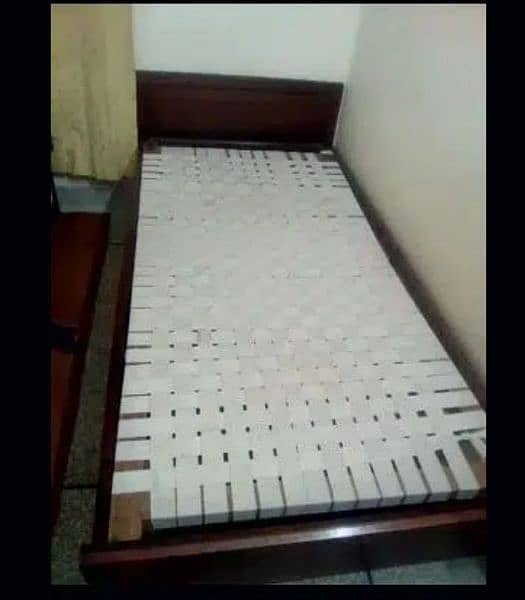 Single bed pure wooden 0