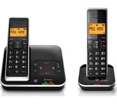 Cordless Twin Handset BT landline phone with intercom phone set