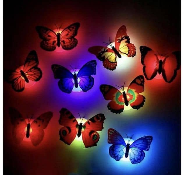 LED lights butterfly night light 6 PCs 1