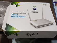 Ptcl modem VDSL/AFSL