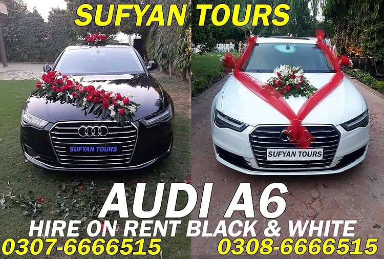 RENT A CAR Audi A6 | Limo | V8 Land Cruise | Car Rental Wedding Car 0