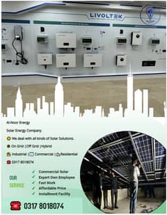 Solar Panel Solar Inverter plates solar system Solar installation