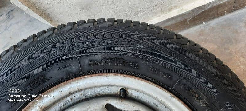 175 70 r13 stepney tire plus rim for sale in mint condition 6