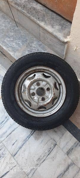 175 70 r13 stepney tire plus rim for sale in mint condition 9