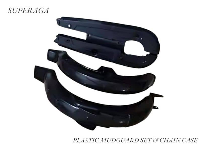 Plastic mudguard Set & Chain case 70cc Motercycles 0